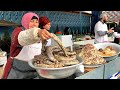 Uzbek Street FOOD | Big Dish Market in Tashkent | CHORSU bazar
