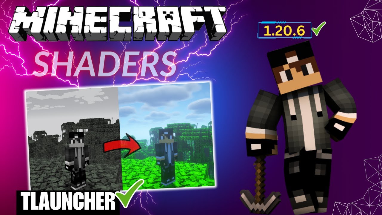 Shaders Tutorial Minecraft Launcher HOW TO DOWNLOAD AND INSTALL SHADERS IN MINECRAFT LAUNCHER 1.20.6 *BEST ...