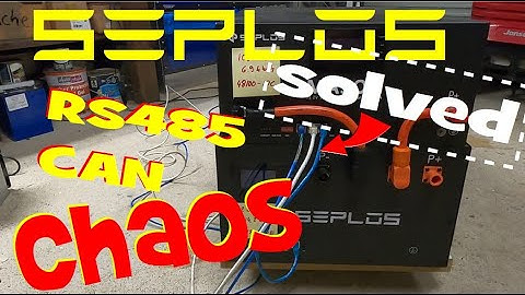 Different SEPLOS batteries in parallel, Firmware upgrade, RS485 and CAN comms, DIP switches, Victron
