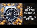 San Martin SN008-G "Tudor BB58" homage watch review with Sellita SW200 #sanmartin #gedmislaguna