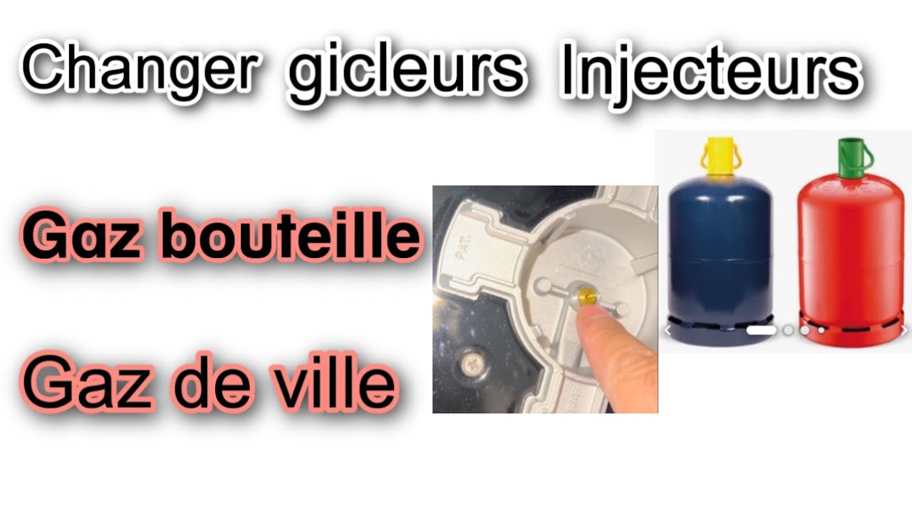 Comment changer gicleurs injecteurs gaz en bouteille et gaz de ville — free download
