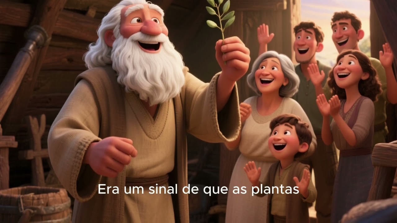 Como Deus Salvou Noé e Sua Familiar Do Diluvio.