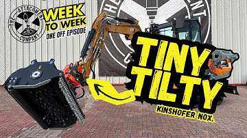 Insane Mini Excavator Setup! CAT 302.7 with TR025 Tiltrotator & Cangini TC-1 Flail Install