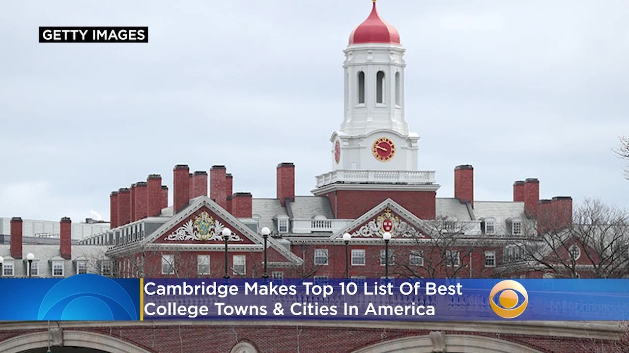 Cambridge Makes Top 10 List Of 'Best College Towns & Cities In America'