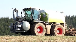 CASE IH + CLAAS XERION 3800 Trac VC - Gülleausbringung 2015