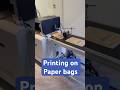 Our digital inkjet printer can not only print on Paper Cups, but also on Paper bags and other things