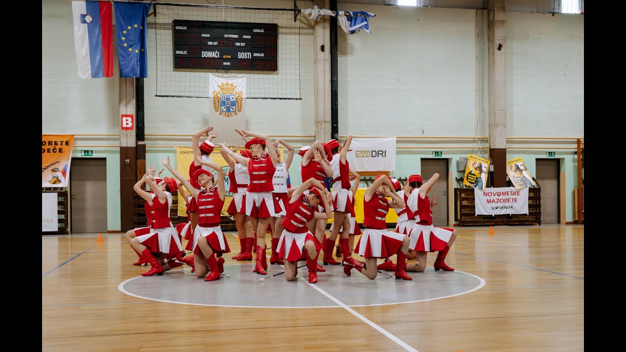 DP 2025, skupina junior palica - figurativa | Novomeške mažorete