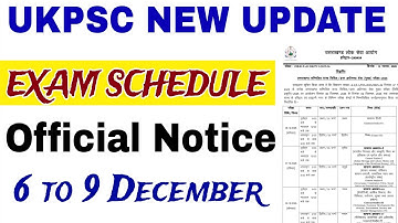 UKPSC New Exam Schedule 2025 | Uttarakhand New Result Update | Uksssc/Ukpsc Result Update | JavedAli