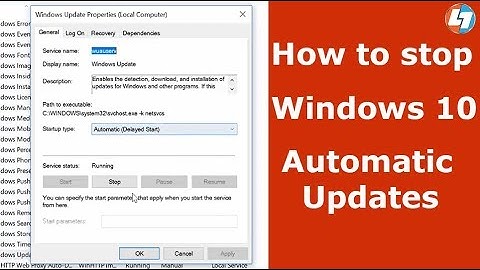 How to stop windows 10 Home automatic update - disable windows 10 update