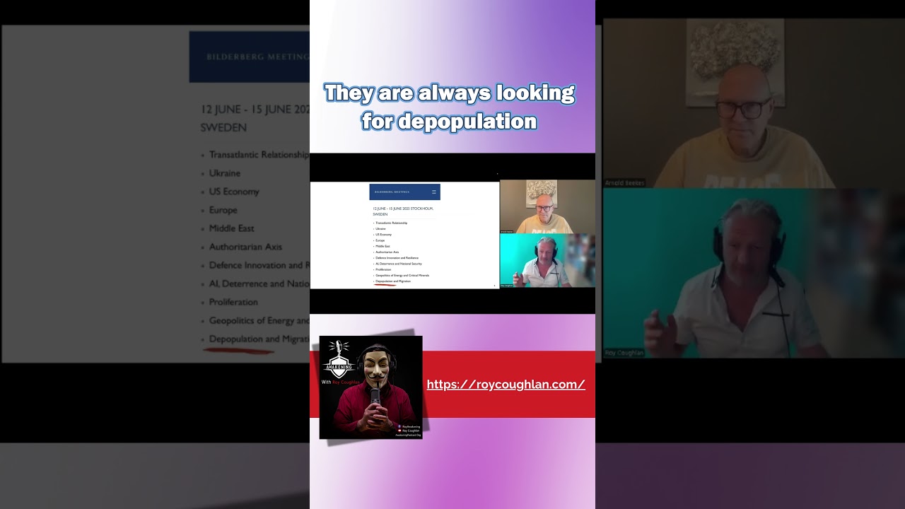 They are always looking for depopulation