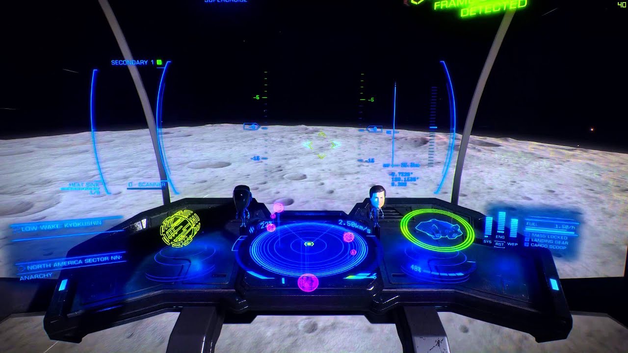 Elite Dangerous - other ship models visible in Orbital Cruise