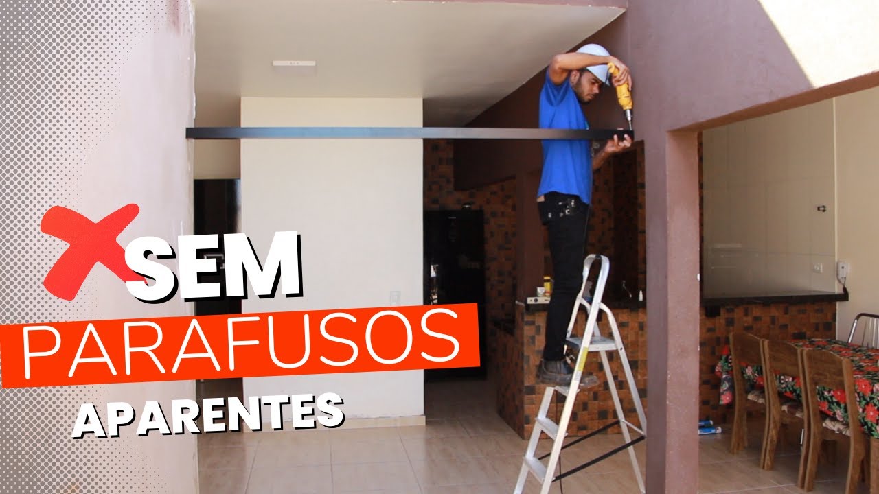 COMO FIXAR TUBO DE ALUMÍNIO HORIZONTAL! [VlogEP07]