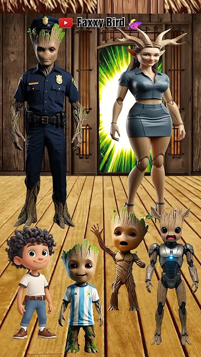 which one is the mother, they all want to #shorts #cartoon #animation #funny #groot #robloxstory