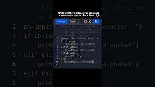 Famous Check whether a character is uppercase or lowercase or special character or digit-python#coding Net Worth