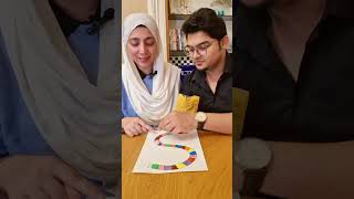 DIY Couple Game | Husband vs Wife Game 😄 | Couple Abroad | Unite 2 Play  #comedy #food #eating screenshot 2