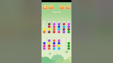 Drip Sort Puzzle level 100 walkthrough solution