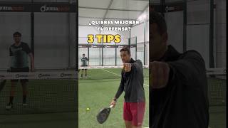 🛡️DEFENSA🛡️  3 Tips para mejorar tu defensa #padel #padeltime #mejoratupadel #consejos #deporte