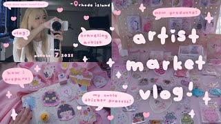 How To Be A Traveling Artist ✏️💕 Going Back To RISD 💖 | RISD CRAFT ARTIST MARKET VLOG | Tiffany Weng