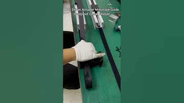 Assembly Live - Belt Driven Actuator Motorized Guide Dustproof Linear Module #factory #linearmotion