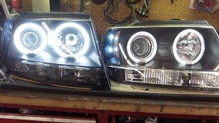 CCFL vs LED Halo on a Jeep Grand Cherokee