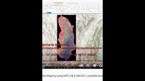 Landslide Susceptibility Mapping using MATLAB & ARCGIS - Landslide Susceptibility Mapping - ArcGIS