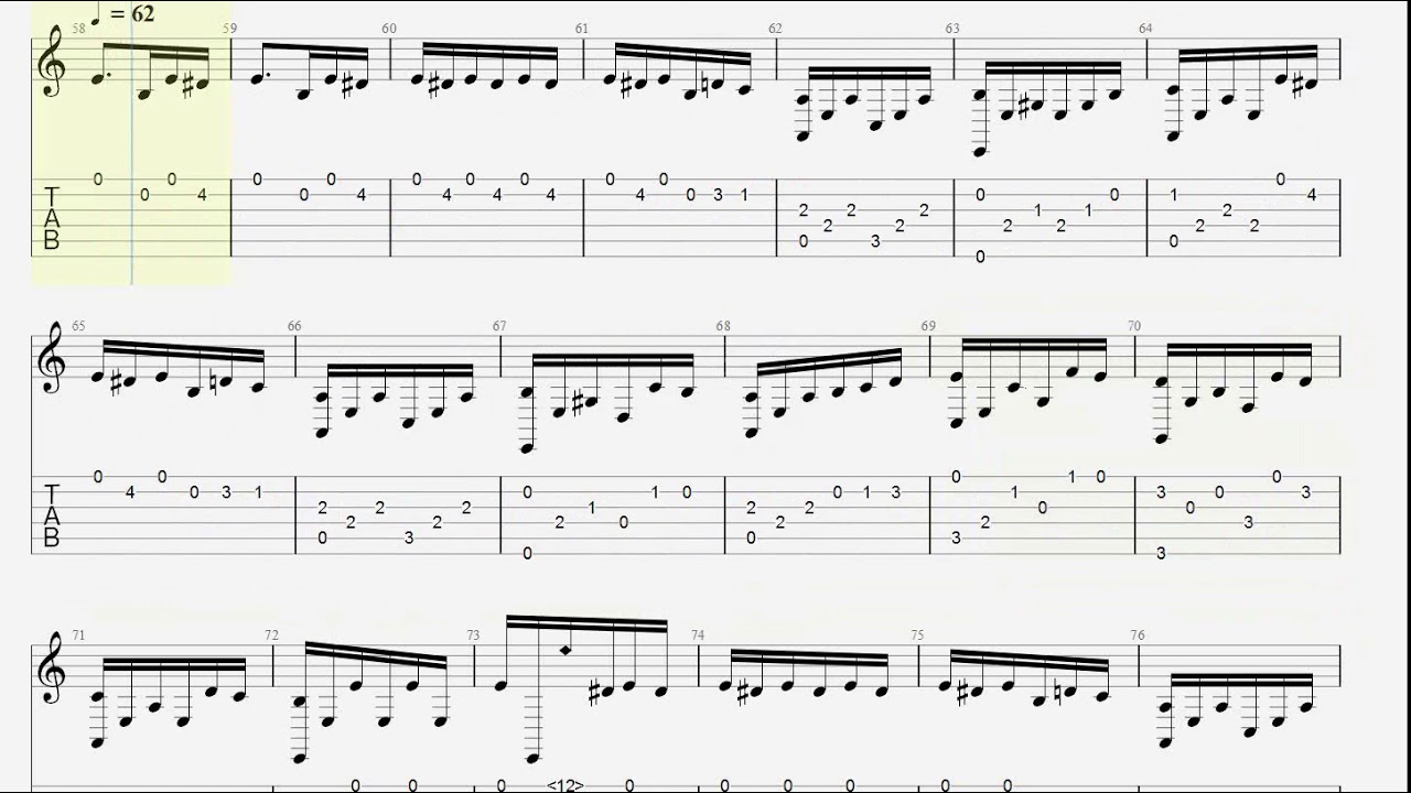 fur elise guitar pro download