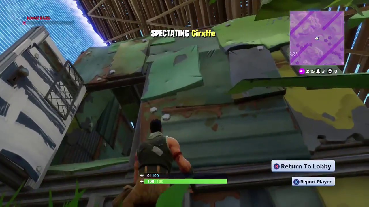 THE SMALLEST EVER SAFE ZONE ON FORTNITE!?