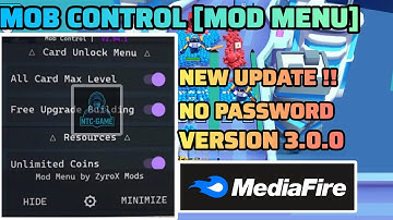 [UPDATE] Mob Control MOD MENU v3.0.0 | Unlimited Stars/Unlimited Coins & Unlocked All || NTC-GAME