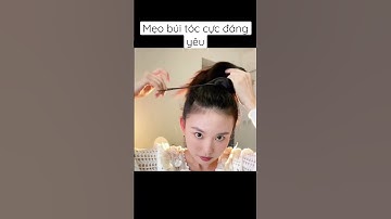 Cách búi tóc đáng yêu. Búi tóc cực kì cute #xinhdepmoingay #tócdep  #tocxinh #baby #cute #haircute