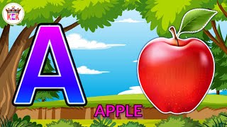 A for Apple b for ball c for cat, Apple ball cat dog elephant, angreji ki olam, English alphabet,KEK