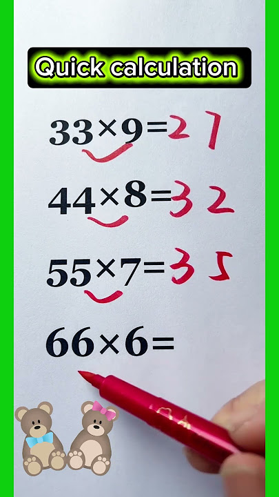 This is not magic, it's technique 😌💯😃💥😃#maths #mathematics #multiplication #education #foryou