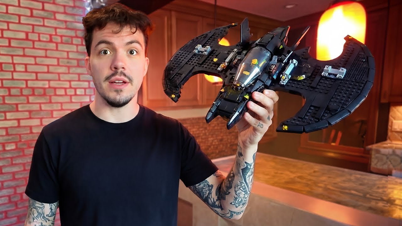 Grown Man VS Lego Set