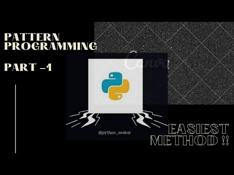 Pattern programming in Python -Part 1