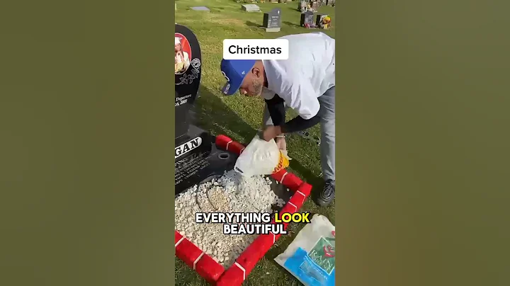 Every Christmas this father decorates his daughter's grave