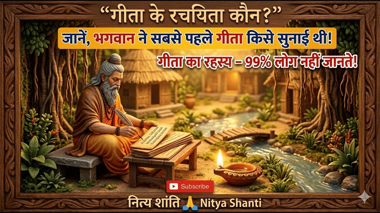 Bhagavad गीता Series | गीता का ज्ञान किसने दिया? | Spiritual Story | @NityaShantiMsg  #god