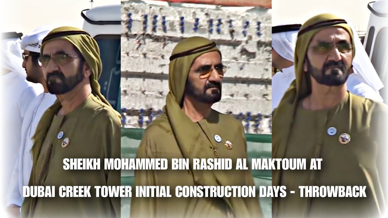 Dubai King Sheikh Mohammed Bin Rashid Al Maktoum At Dubai Creek Tower dubai-king-sheikh-mohammed-bin-rashid-al-maktoum-at-dubai-creek-tower