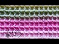 How to crochet the waffle stitch