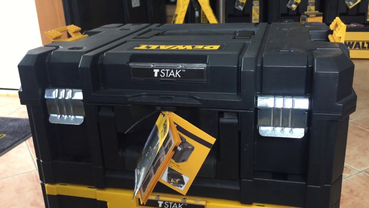 Caixa Para Ferramentas Tstak Dwst1 70702 Ii Iv Dewalt Dwst1 70703 Boite A Outils Dewalt Dewalt Tstak Combo Skrzynia Dewalt Youtube