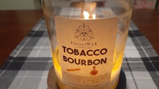 ForeverWick Tobacco Bourbon Diamond Candle Review and Reveal