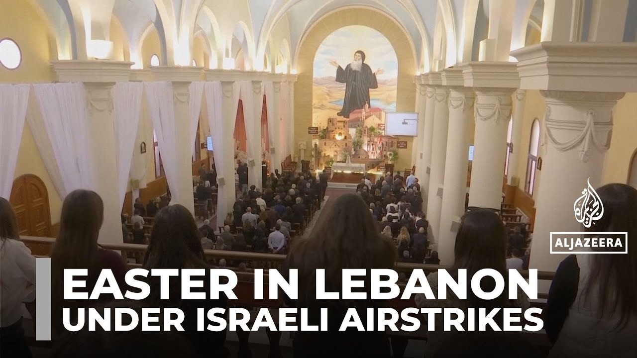 عيد فصح كئيب في لبنان: إقامة قداس في صور بينما تحلق الطائرات الإسرائيلية فوقها
