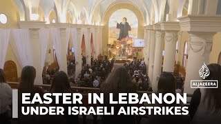 A sombre Easter in Lebanon: Mass held in Tyre as Israeli jets fly overhead