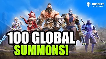 Infinite Magicraid | 100 Summons Global Launch Luck?