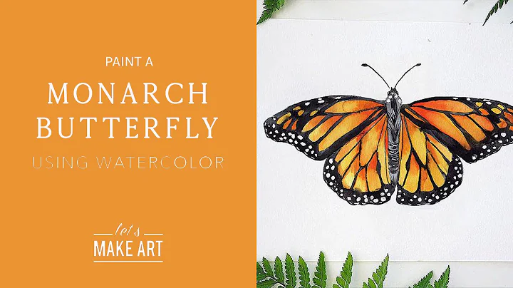 LIVE Watercolor: Monarch Butterfly!
