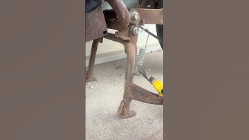 This is the process of installing springs on a motorbike #shorts