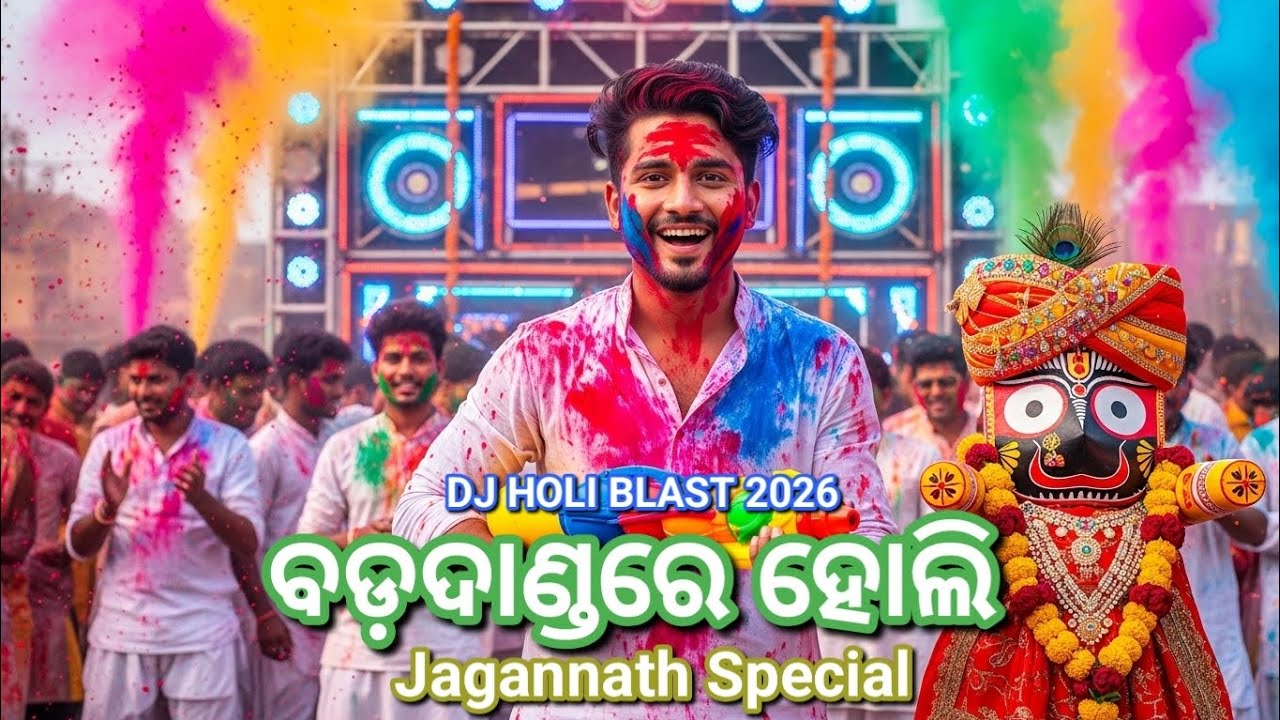 Top 5 Jagannath Holi Song 2026 | Non Stop DJ Mix | Odia Holi Special