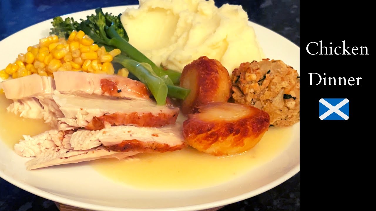 Step By Step Sunday Lunch Chicken Dinner easy recipe ) YouTube
