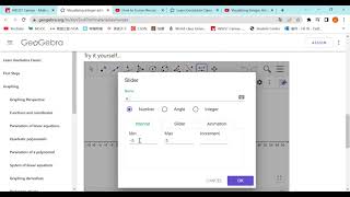 Visualizing integer addition – GeoGebra