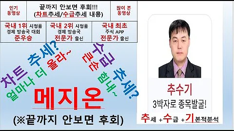 메지온(140410) 추수기(추수) 전문가 종목 분석