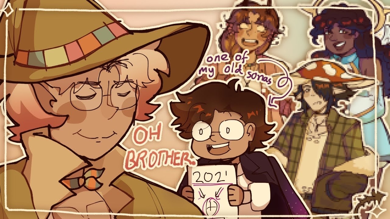 REDESIGNING old ocs from 2021 (speedpaint, commentary)