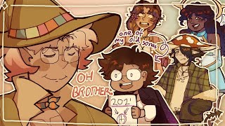 REDESIGNING old ocs from 2021 (speedpaint, commentary)